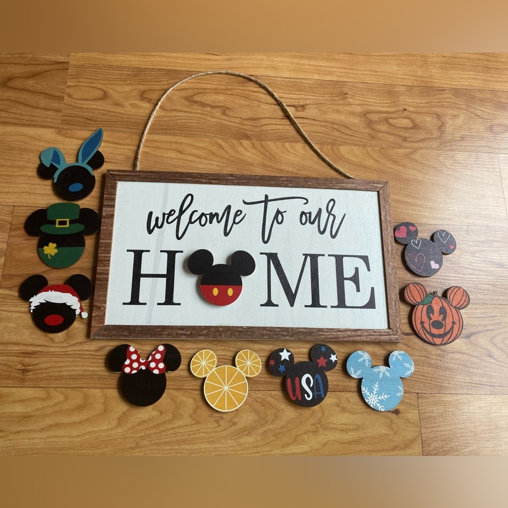 Brand new Disney Welcome to our Home interchangeable sign